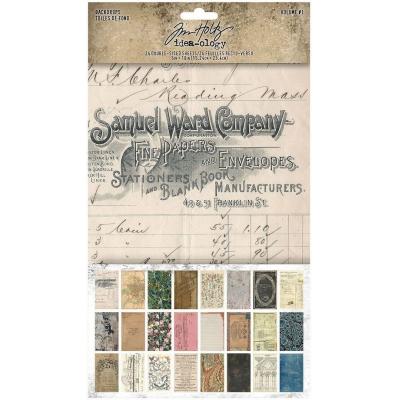 Idea-ology Tim Holtz Designpapier - Backdrops Volume